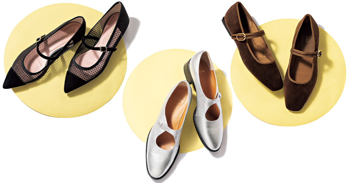 フラットシューズ,パンプス,メリージェーン,ストラップシューズ