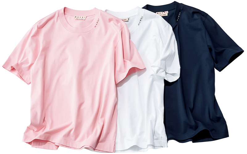 マルニのTシャツ,パックT,ブランドTシャツ