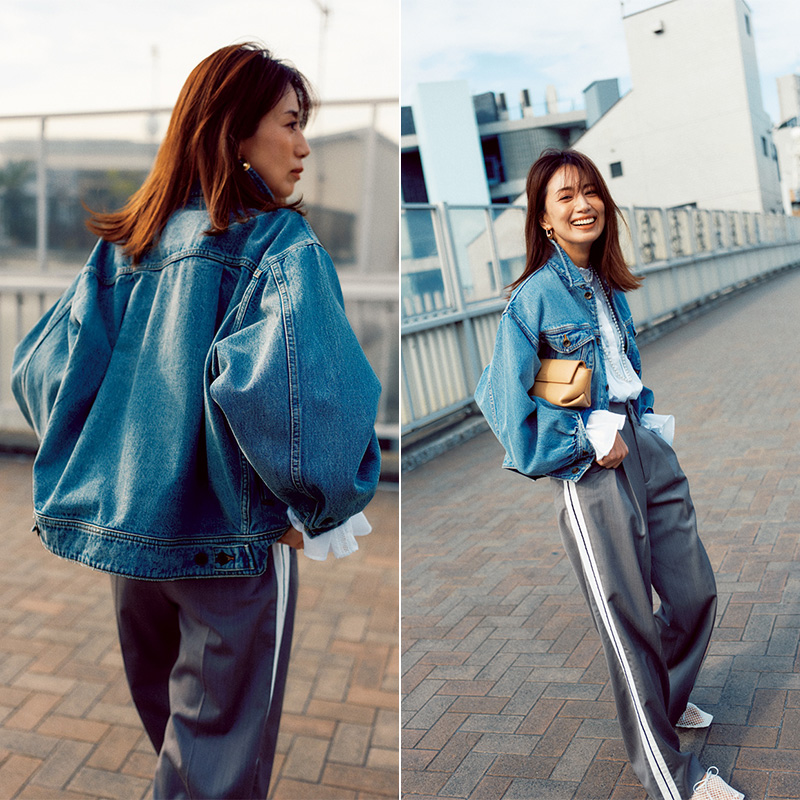 東原亜希,Gジャン,デニム,デニムジャケット,春コーデ,春アウター