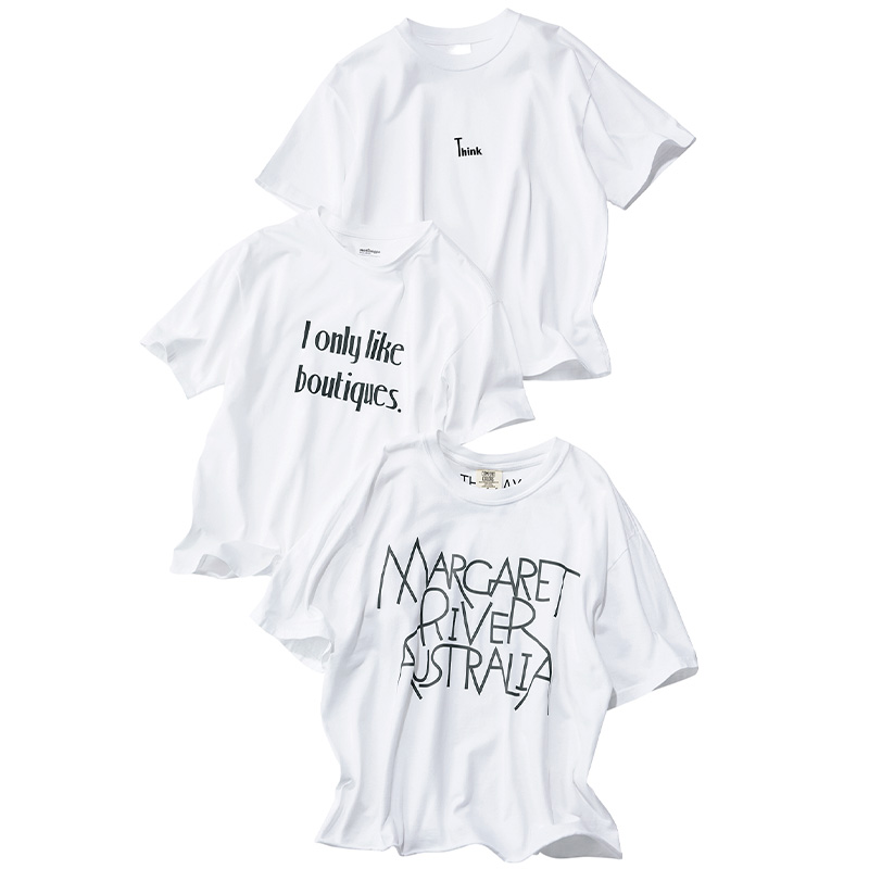 Tシャツ,白Tシャツ,レタリングTシャツ,アメリカンドリームズ,マルティニーク,THE DAY ON THE BEACH