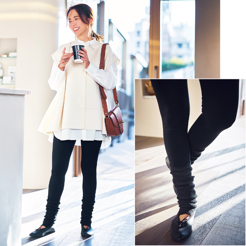 優木まおみ,レギンス,カジュアル,おしゃれママコーデ