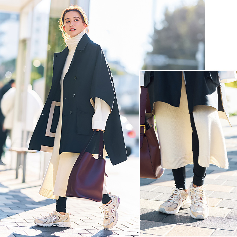 優木まおみ,レギンス,キレイめコーデ,おしゃれテク