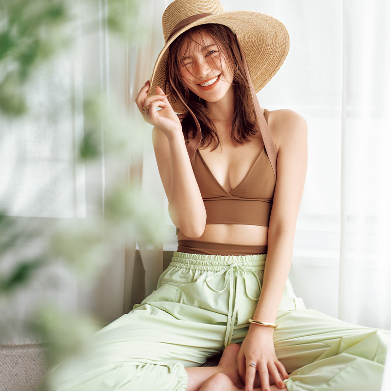 水着,水際コーデ,咲和希,TAARA