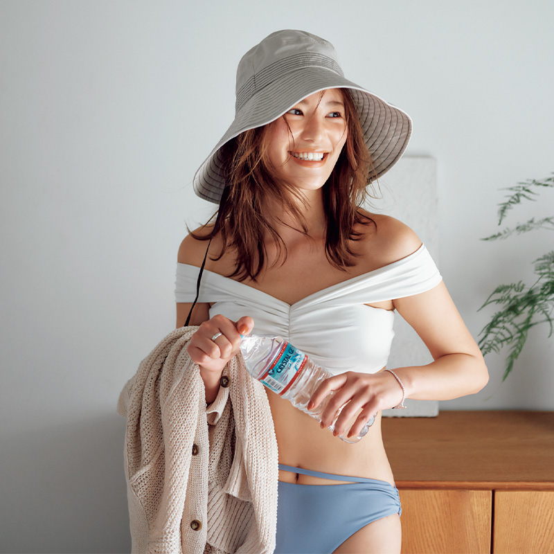 水着,水際コーデ,咲和希,ALEXIA STAM