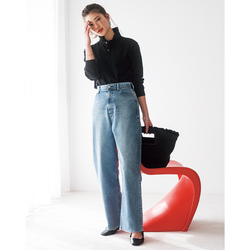 ヤヌーク,デニム,デニムコーデ,咲和希