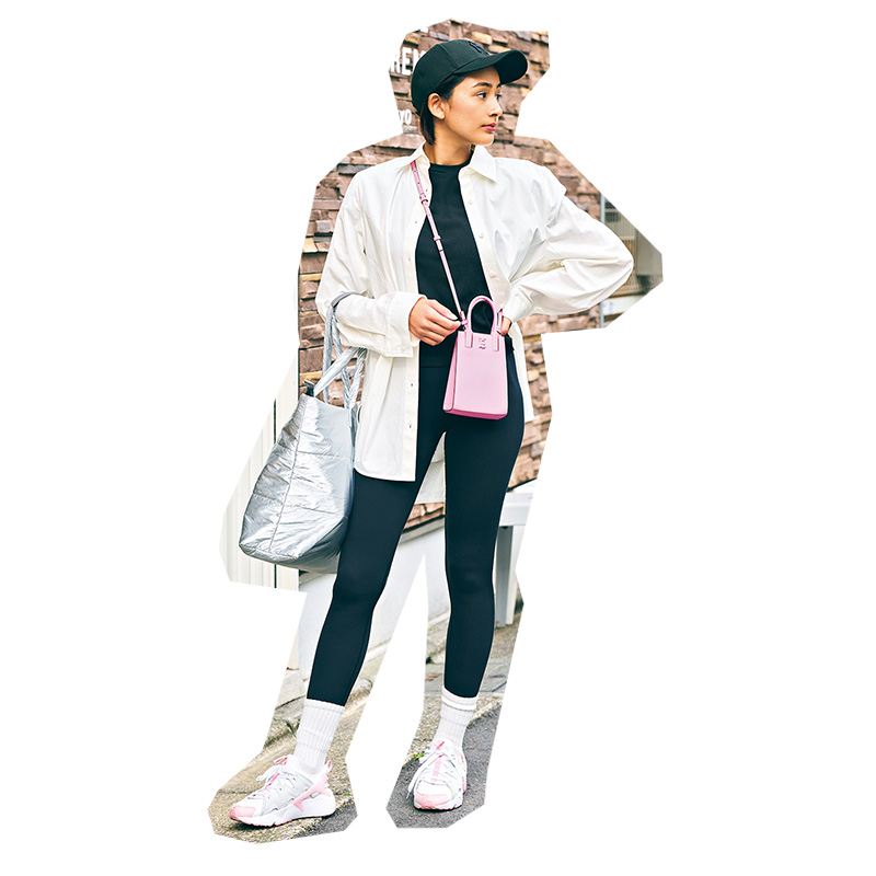 VERYモデル,木佐貫まや,レギンスコーデ