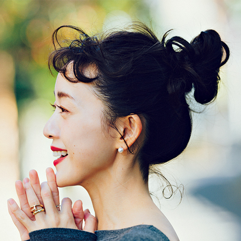 ヘアアレンジ,お団子ヘア,TBSアナウンサー古谷有美