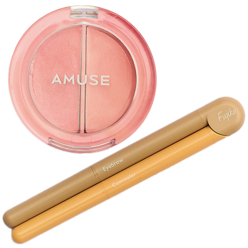 AMUSEのリップ＆チーク,フジコの美眉レンジャー