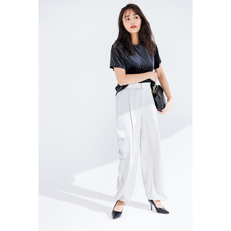 パラシュートパンツコーデ,エストネーション,近藤千尋