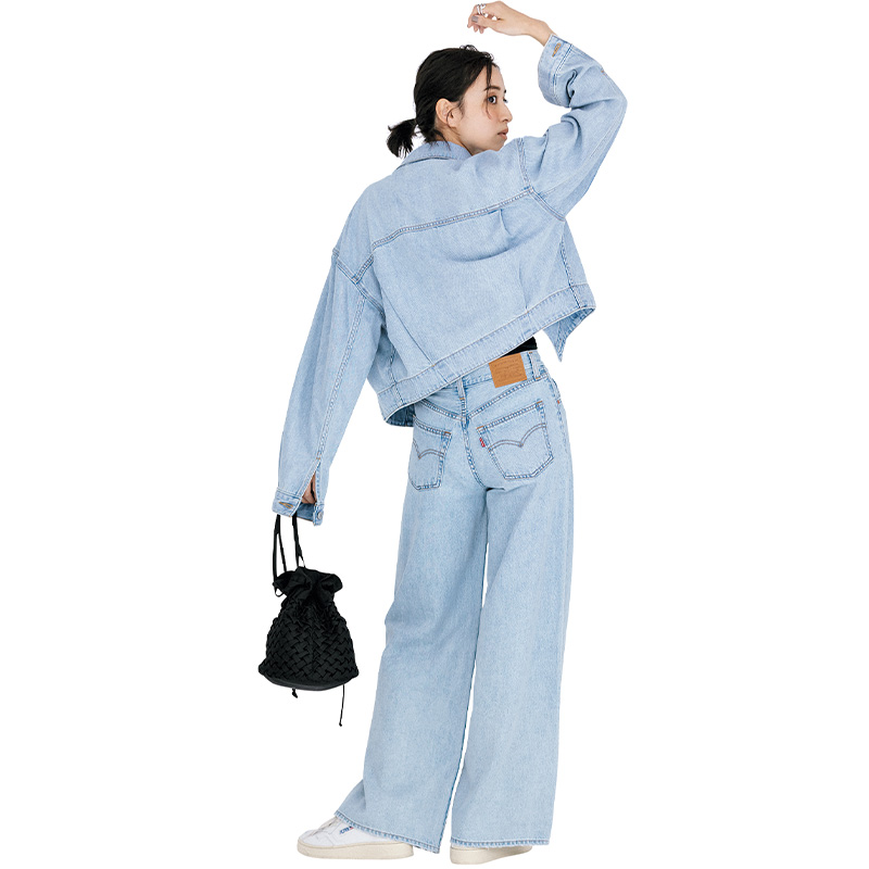 デニムコーデ,デニムONデニム,岡本あずさ