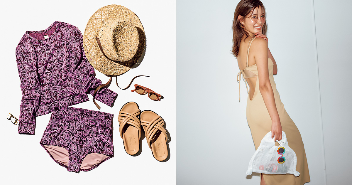 水着,水際コーデ,咲和希