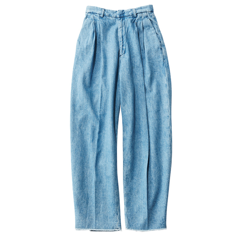 パンツ,デニム,タックデニム,コクーンシルエット,サードマガジン