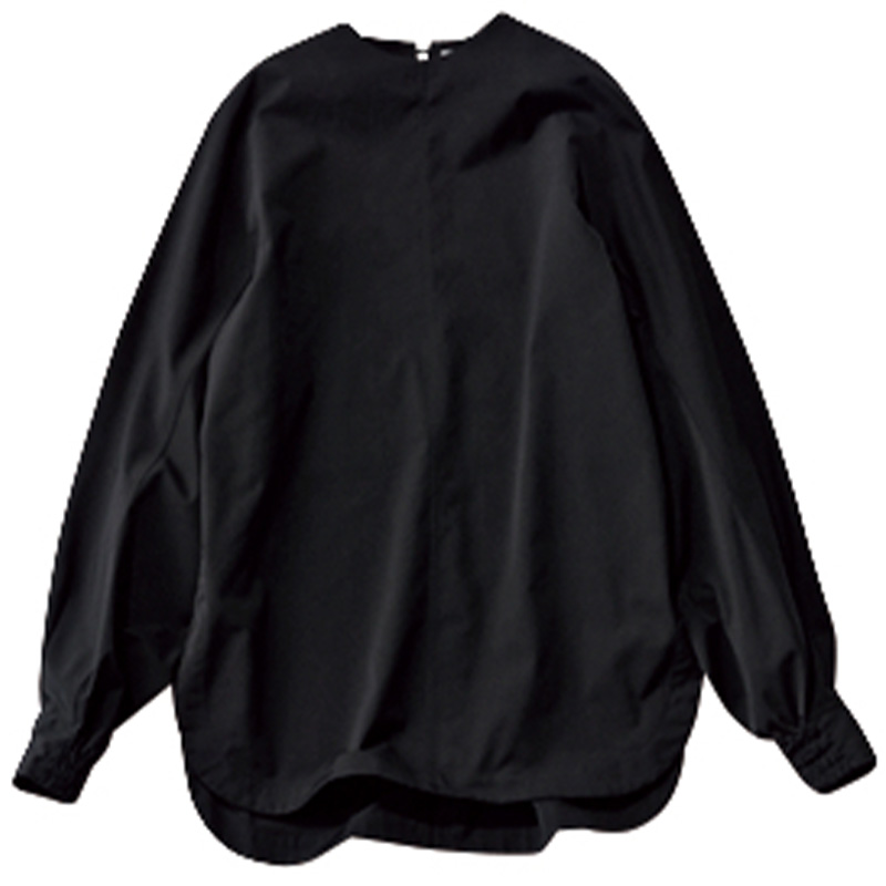 トップス,ブラウス,黒ブラウス,HYKE