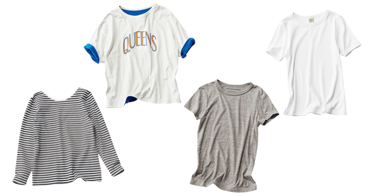 カットソー,Tシャツ,ボーダーカットソー,ロゴTシャツ,無地Tシャツ