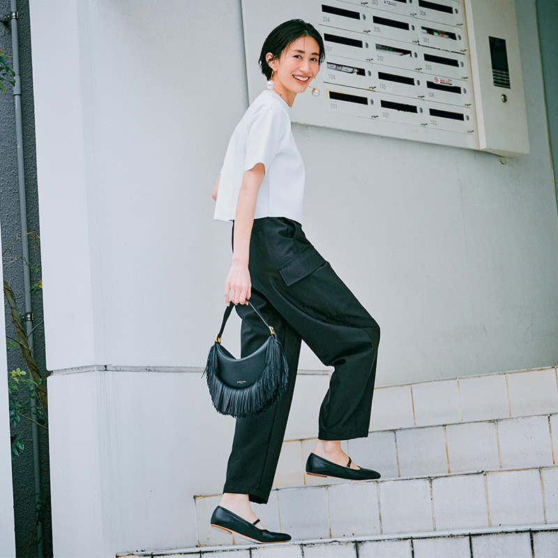 半袖ニット,Tニット,ニットトップス,カデュネ,神山まりあ