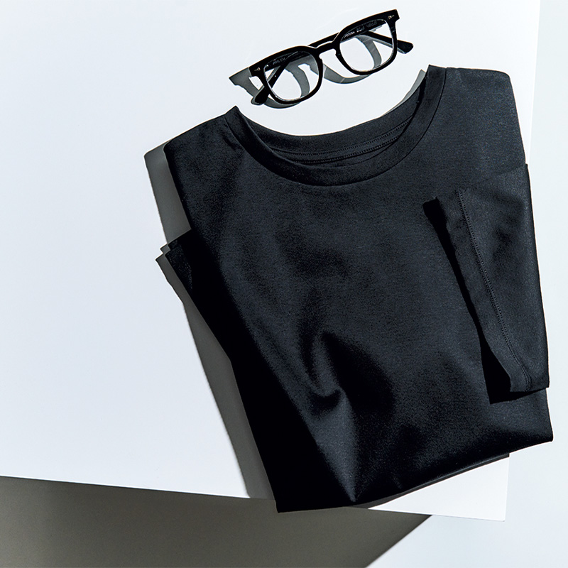 Tシャツ,黒Tシャツ,ソージュ