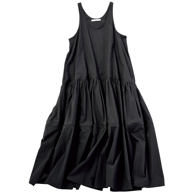 エトレ トウキョウの2段切り替えライン入りワンピース