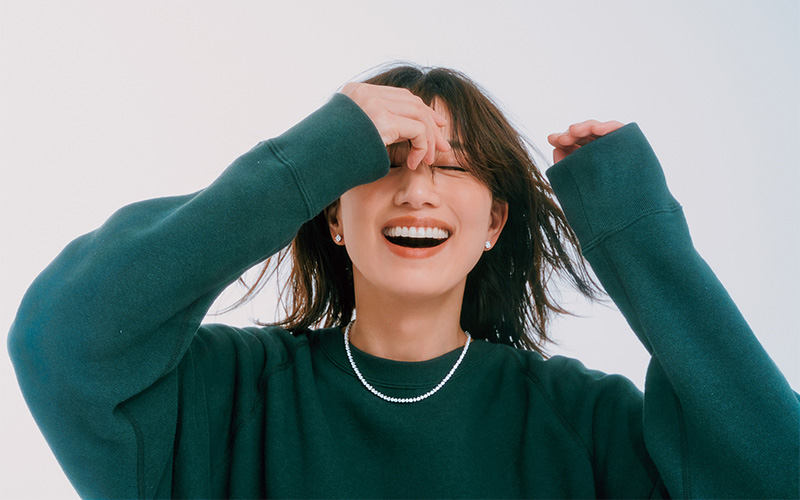 東原亜希,スウェットコーデ,ダイヤモンドジュエリー