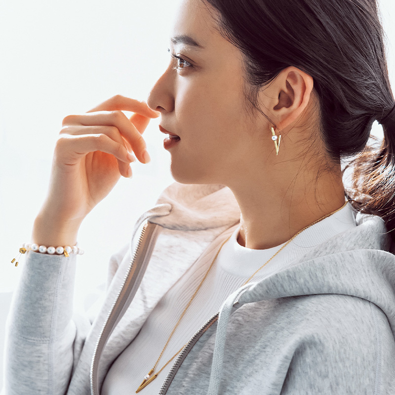 武井咲,パールジュエリー,パール,ミキモト