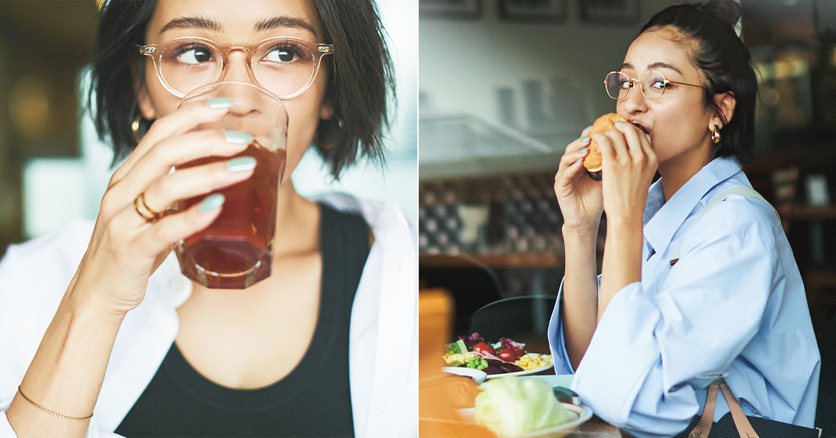 メガネコーデ,シャツコーデ,木佐貫まや