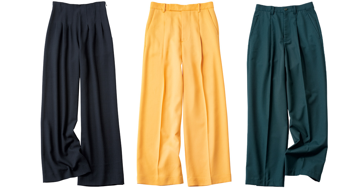 ワイドパンツ,カラーパンツ,アルアバイル,ロンハーマン,シンゾーン