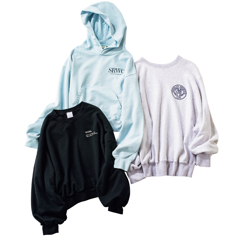 スウェット,ロゴスウェット,ロゴフーディー,SEA,スポーティアンドリッチ,TOIRO.