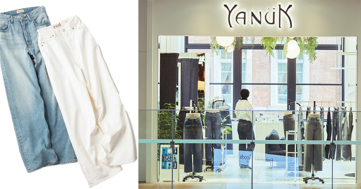 YANUK,ヤヌーク,デニム,ホワイトデニム,ブルーデニム