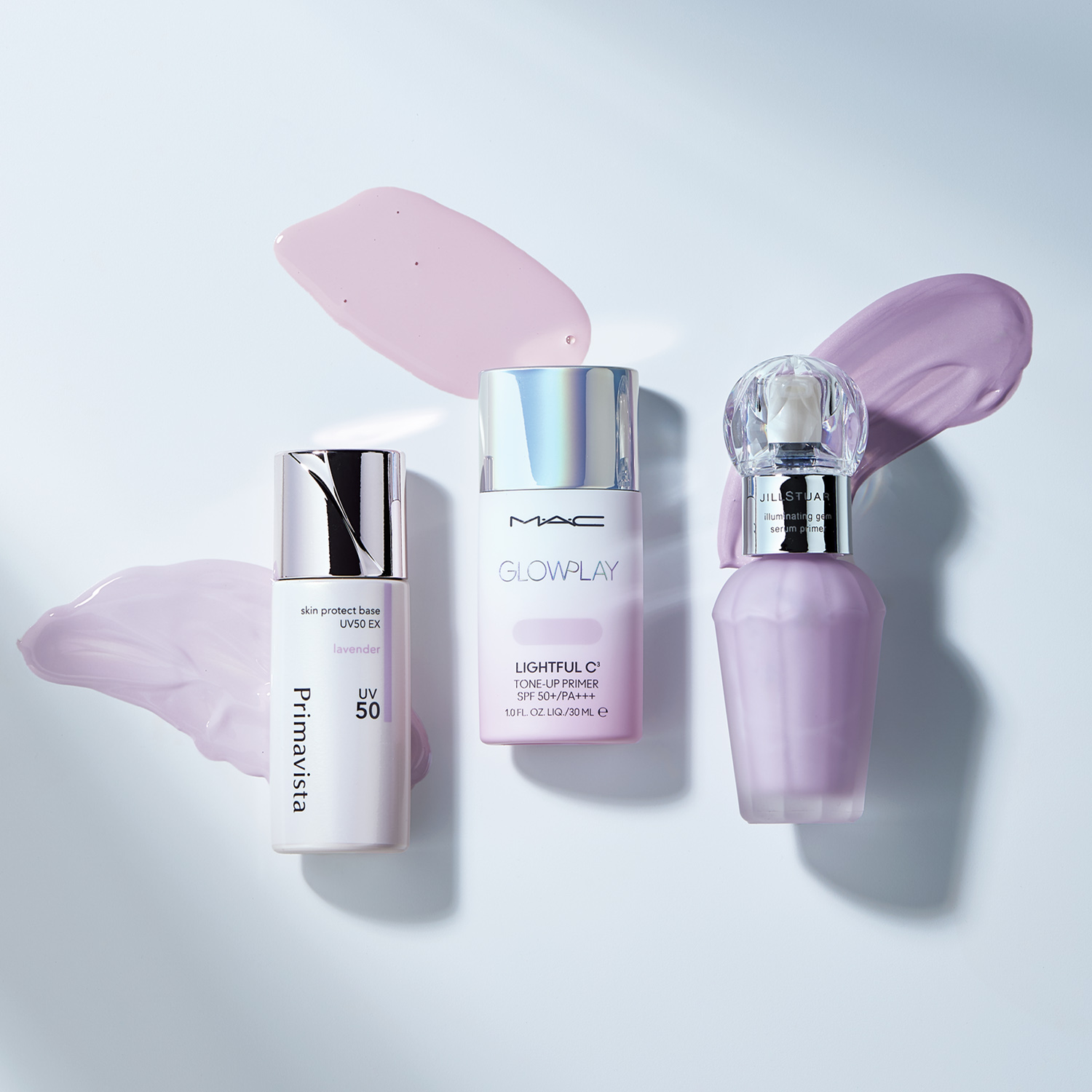 ラベンダーカラーのUV下地