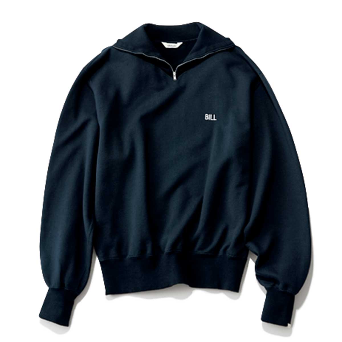 人気のハーフジップで仕上げたス