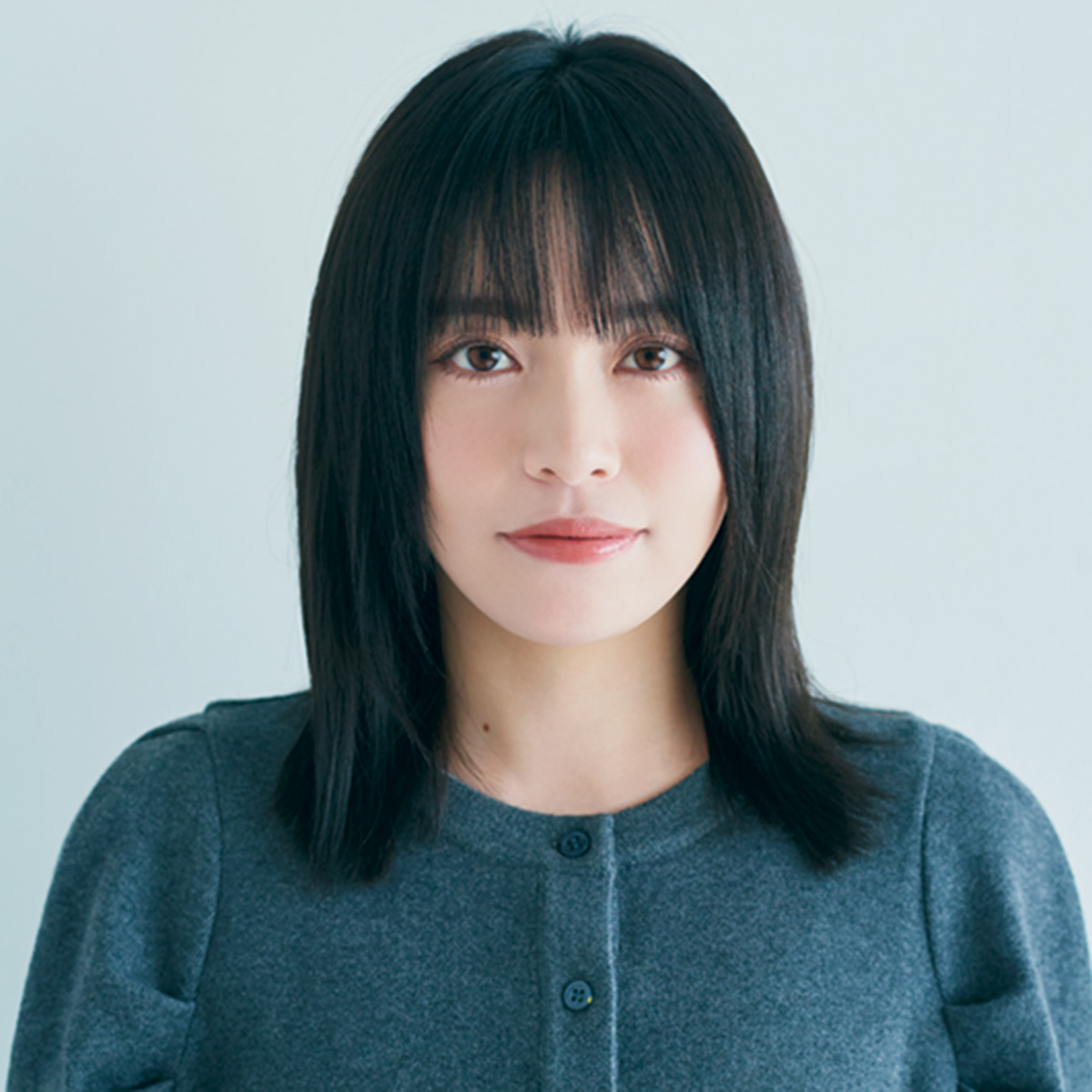 【Before】 前髪が重めで