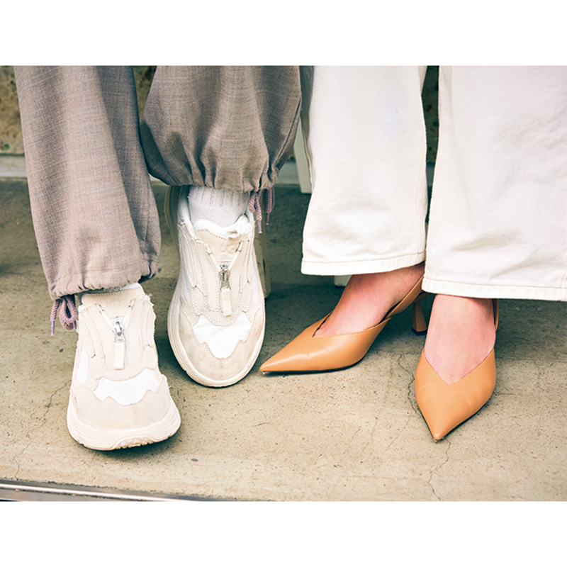 UGG,白スニーカー, ベージュパンプス