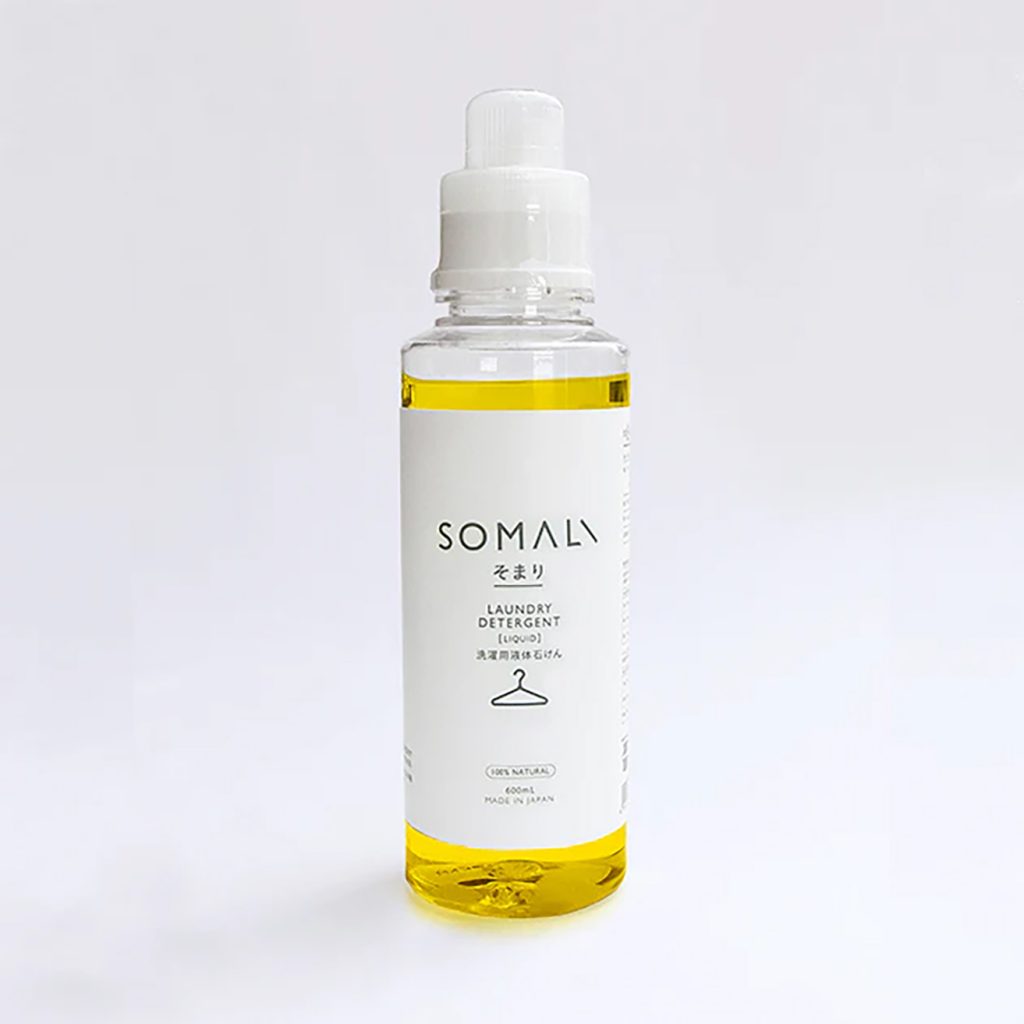 赤ちゃん衣類用の洗濯洗剤　木村石鹸　そまり洗濯用液体石けん